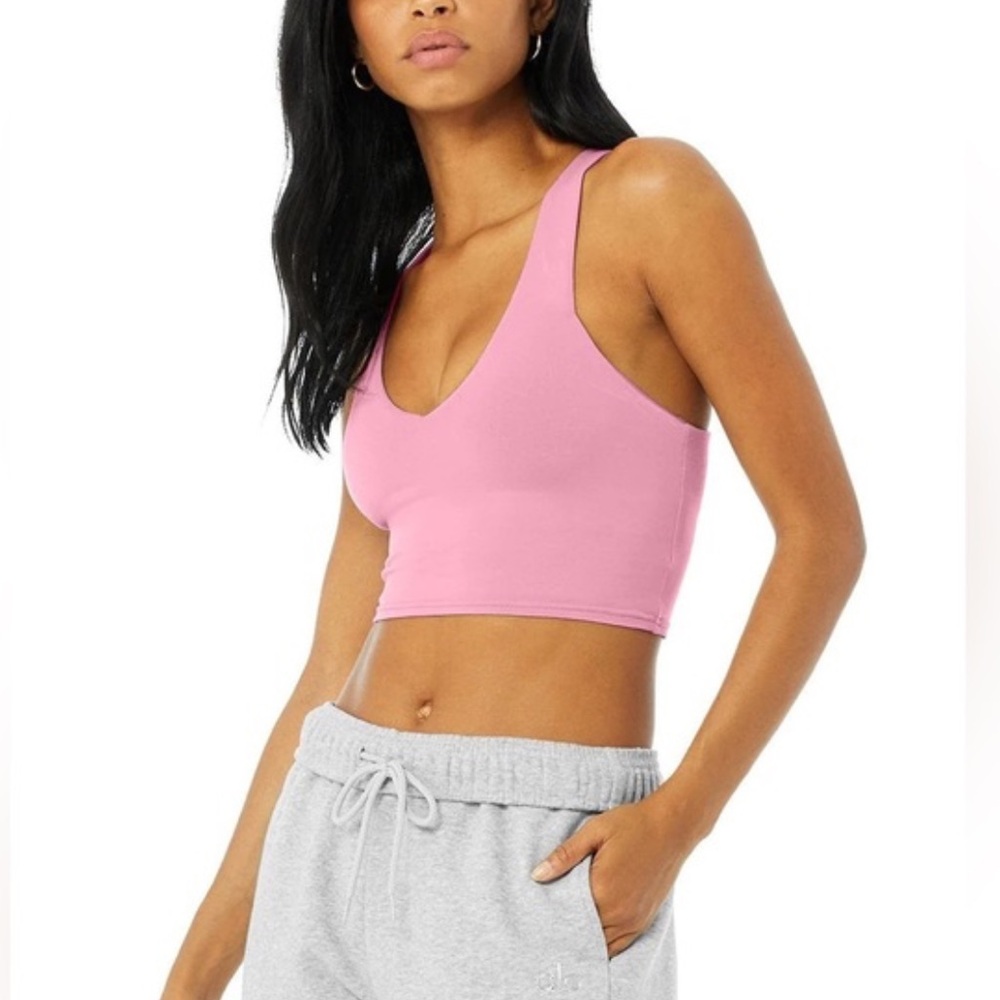Alo Yoga Vuori Lululemon Women’s Crop Tank Top Shirt XS Pink